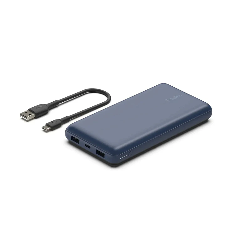 Batería Recargable Belkin 20.000 Mah 15W Con Cable Usbc Gris