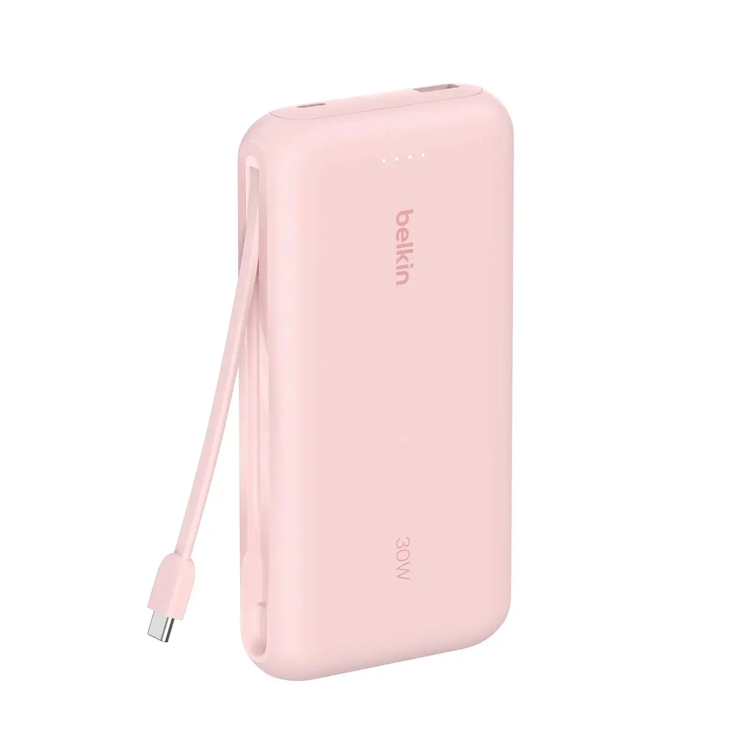 Batería Recargable Belkin 20.000 Mah 30 W Cable Usbc Rosado
