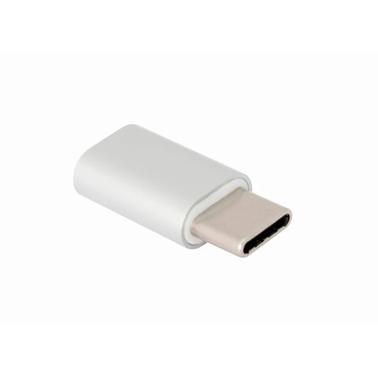 Adaptador Bestcom Micro USB 2.0 A Plateado