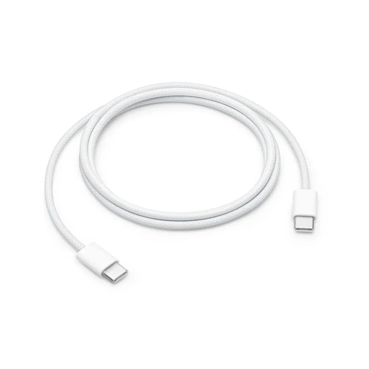 Cable Apple A 60 W De 1.0 Metro Trenzado Blanco