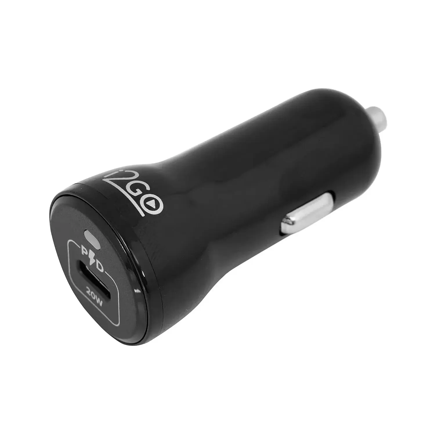 Adaptador I2Go Cargador De Carro 20 W Carga Rápida Negro