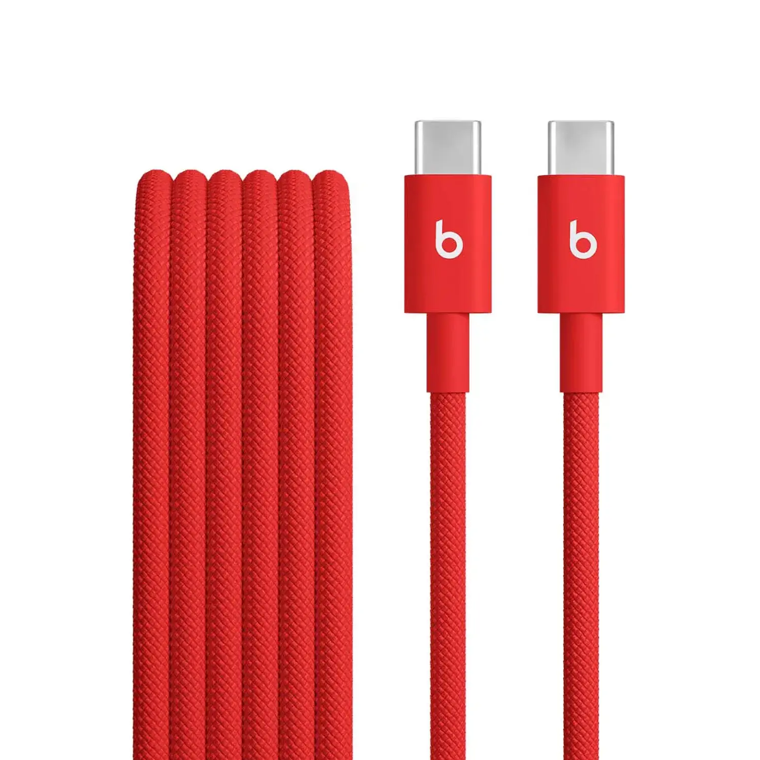 Cable Beats A Trenzado De 60 W 1.5 M Rojo Fugaz