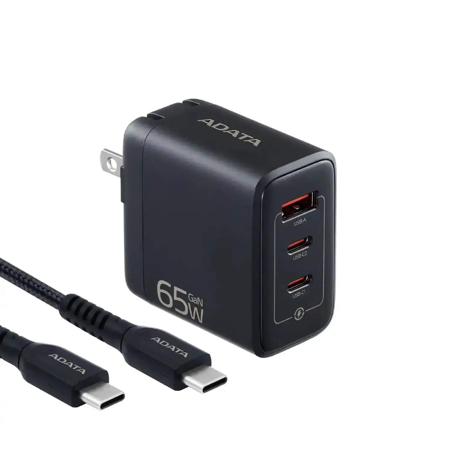 Adaptador Cargador Pared Adata 65 W 25 W 25 W 15 W 2.0 Negro