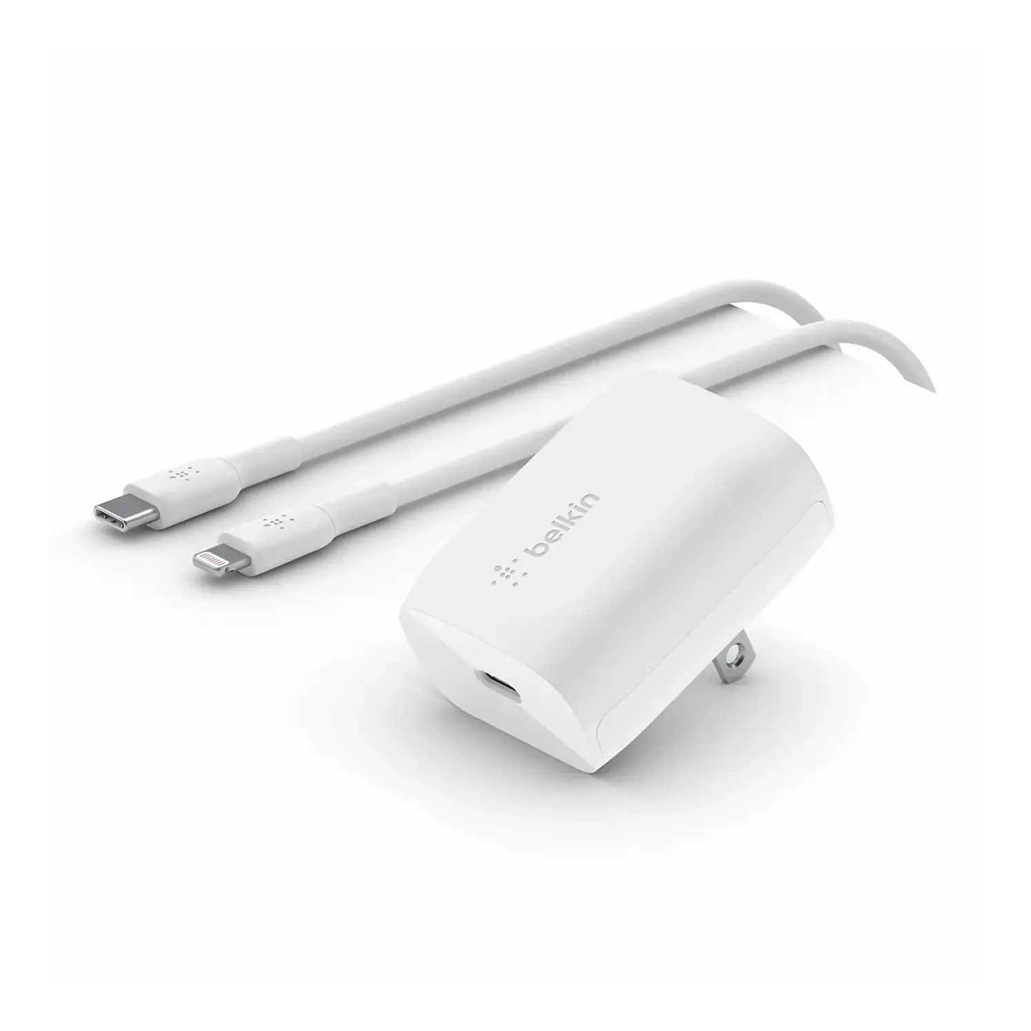 Adaptador Cargador Pared Belkin 20Wmáscable A 1.0 Blanco