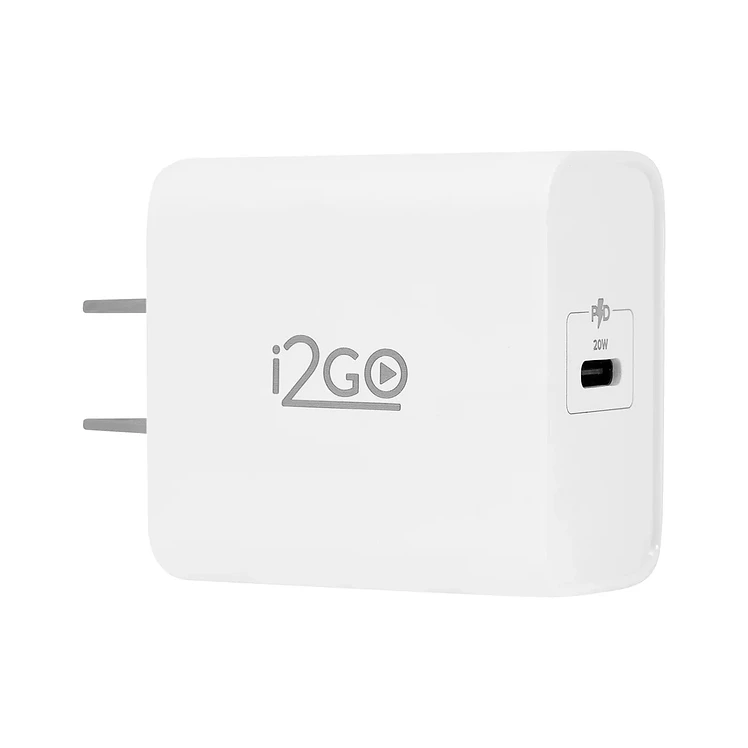 Adaptador I2Go Cargador De Pared 20 W Carga Rápida Blanco