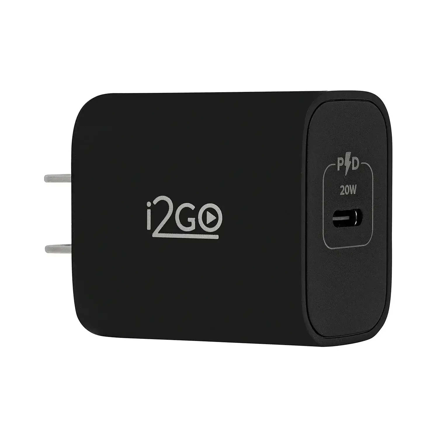 Adaptador I2Go Cargador De Pared 20 W Carga Rápida Negro