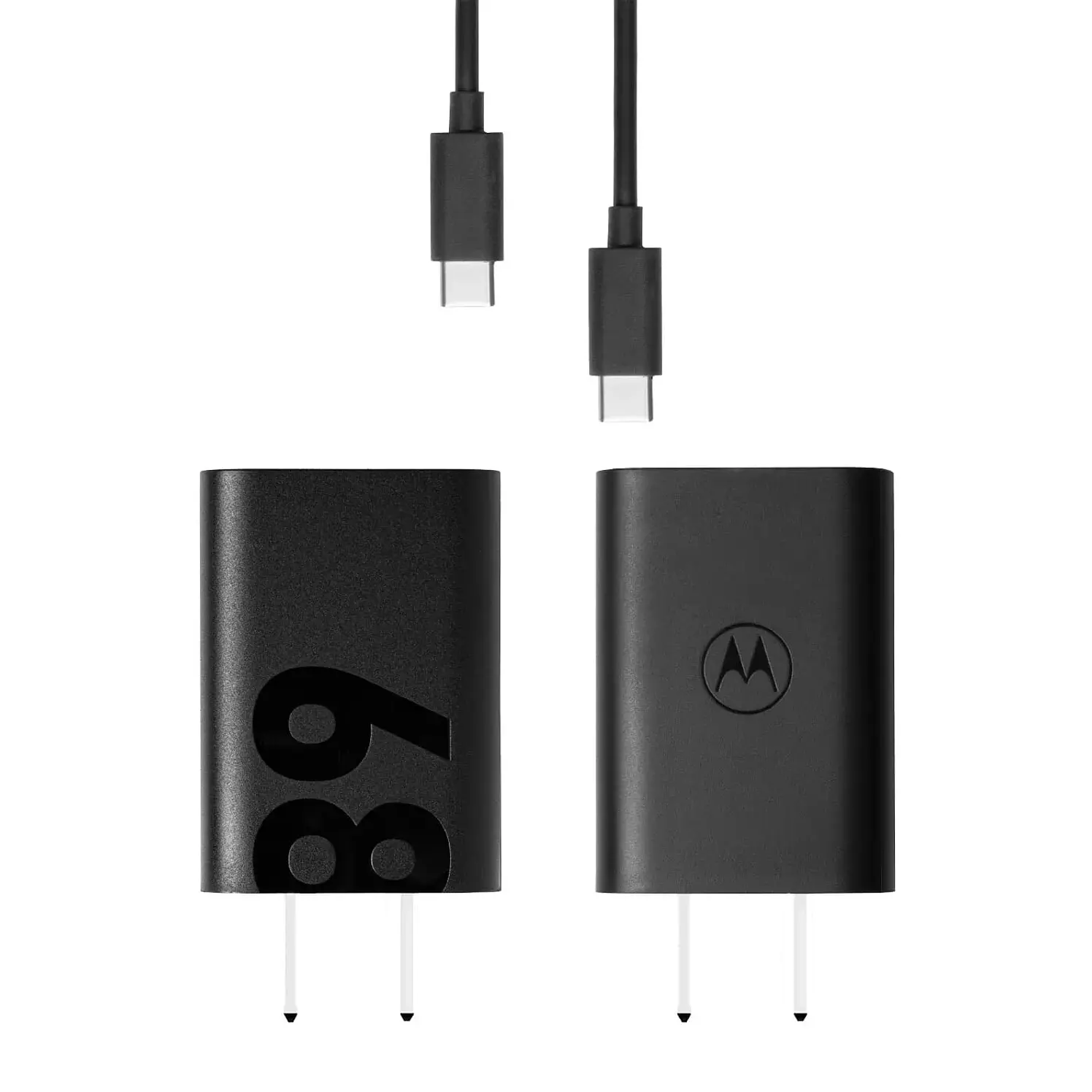 Adaptador Motorola Cargador Pared 68W Carga Cable 1.0 Metros