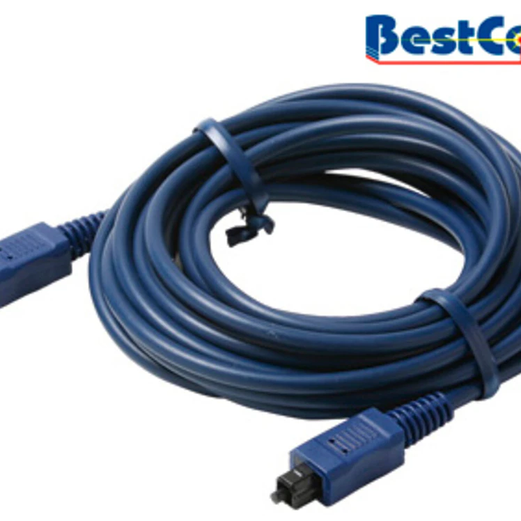 Cable Bestcom Optico Digital Hd De 1.83 Metros Azul