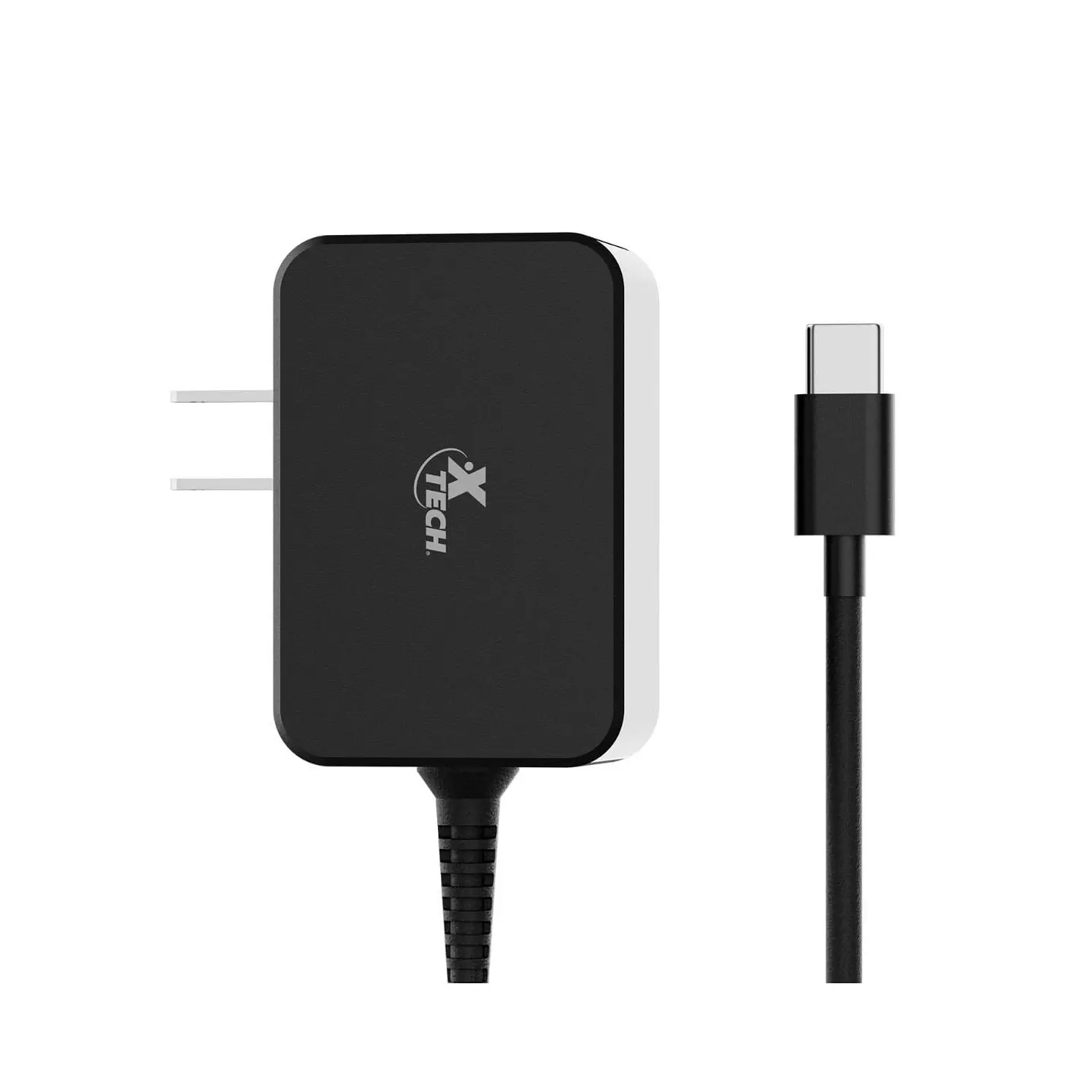 Adaptador Cargador Pared Xtech 65 W Carga 1.8 Metros Negro