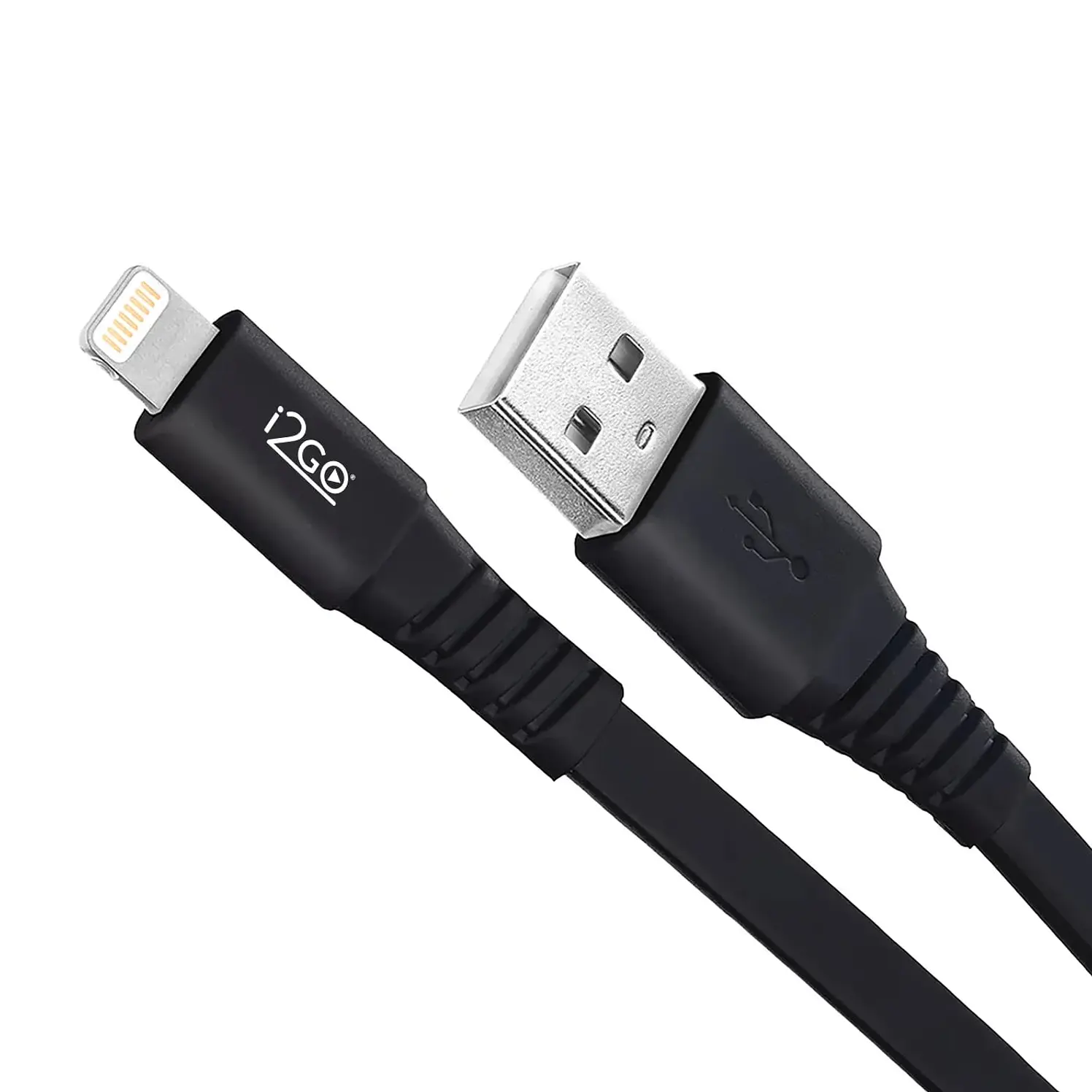 Cable I2Go A Lightning 1.2 Metros Mfi Negro
