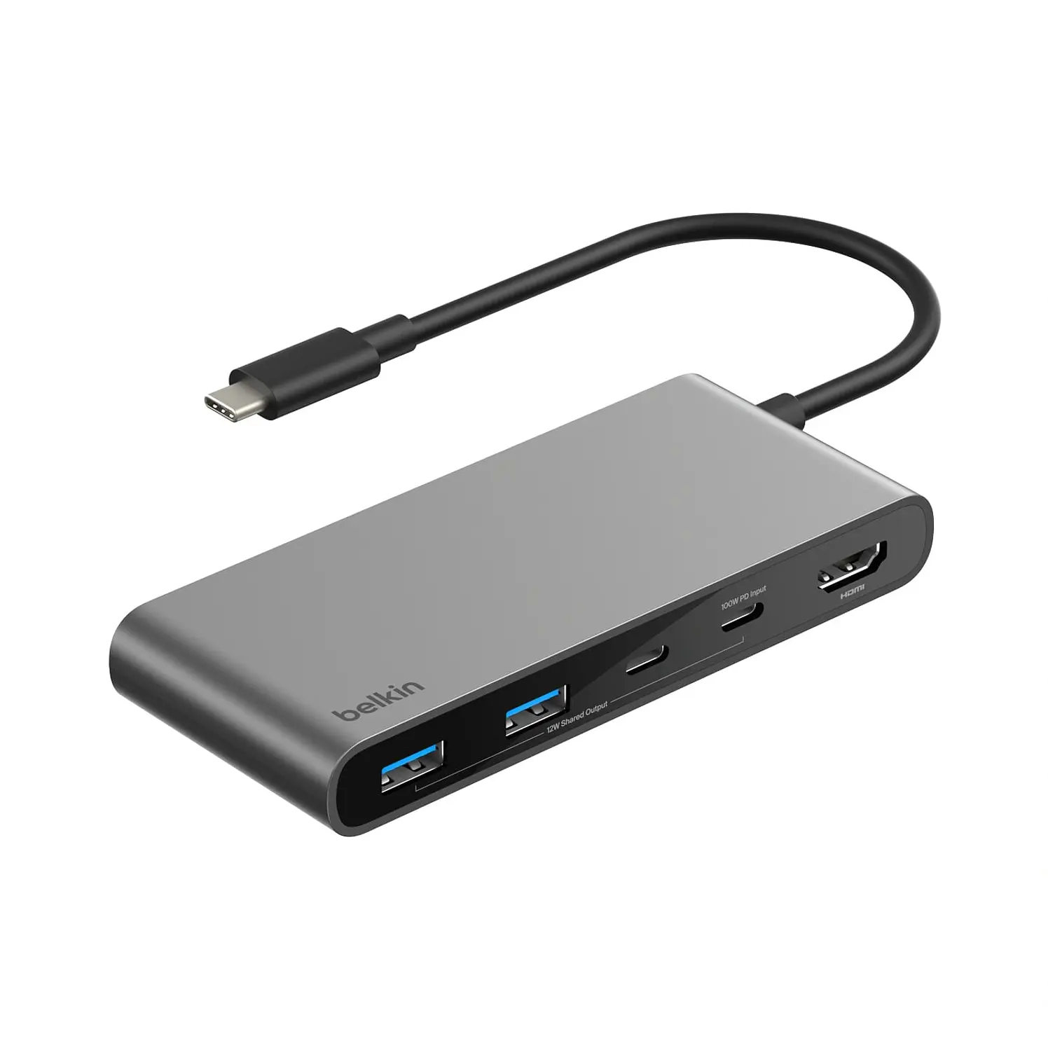 Hub Belkin Multipuerto 7 En 1 HDMI 2.0 Sd Micro Sd