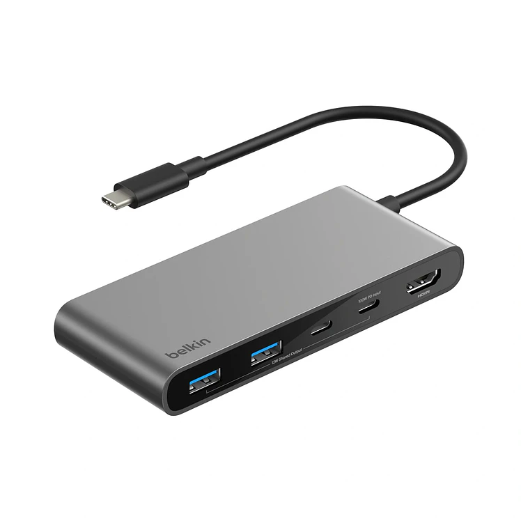 Hub Belkin Multipuerto 7 En 1 HDMI 2.0 Sd Micro Sd