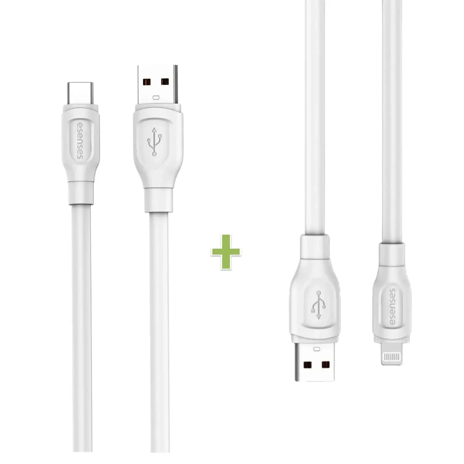 Set Esenses X 2 Cable USB 20 W 1.0 USB 20 W 1.0 Metro