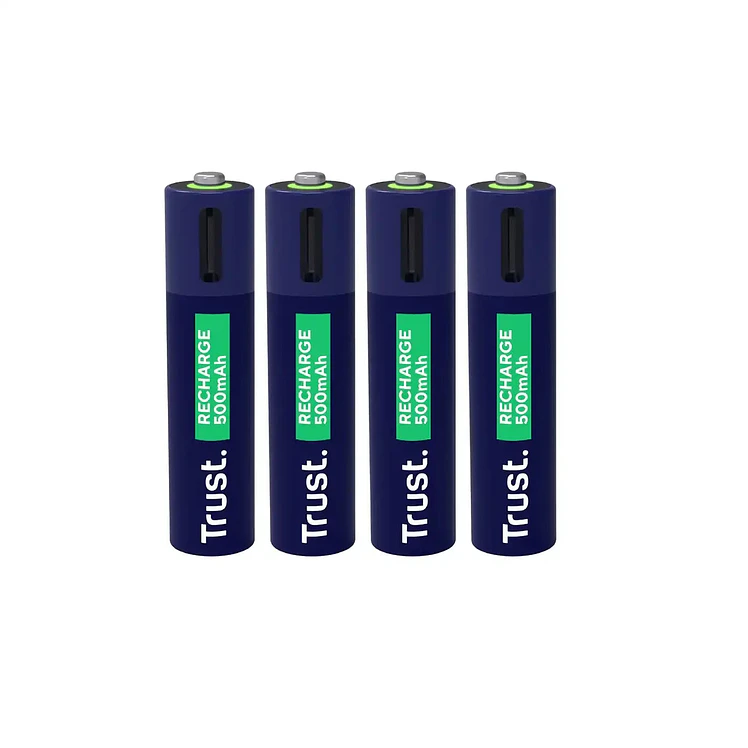 Pilas Recargables Aaa Tipo C Trust X 4 Unidades