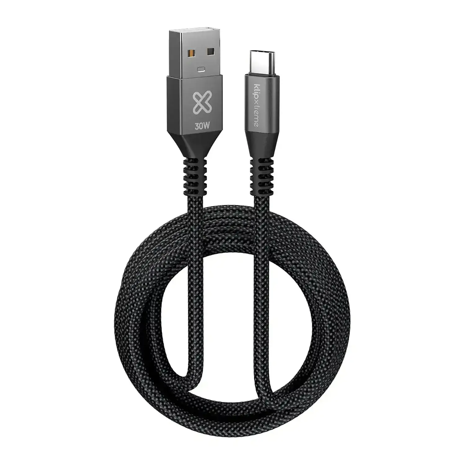 Cable Klip Xtreme USB A 30 W Negro