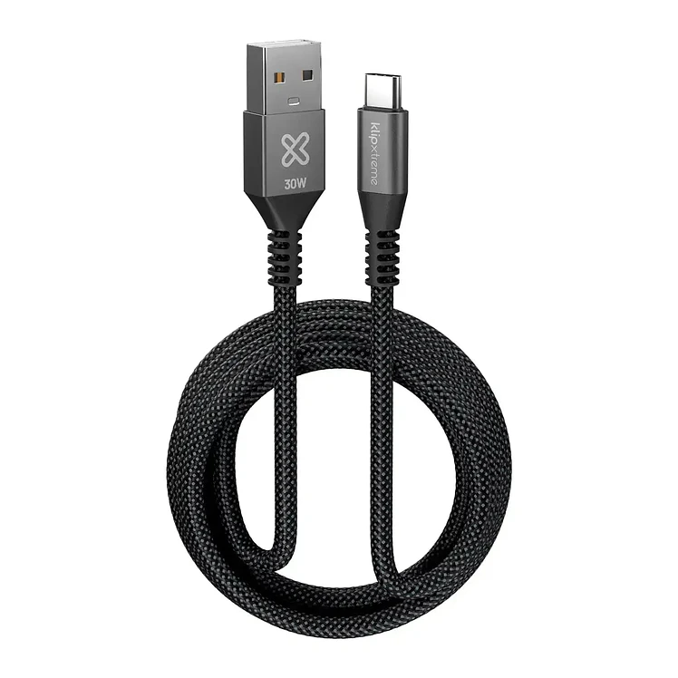 Cable Klip Xtreme USB A 30 W Negro