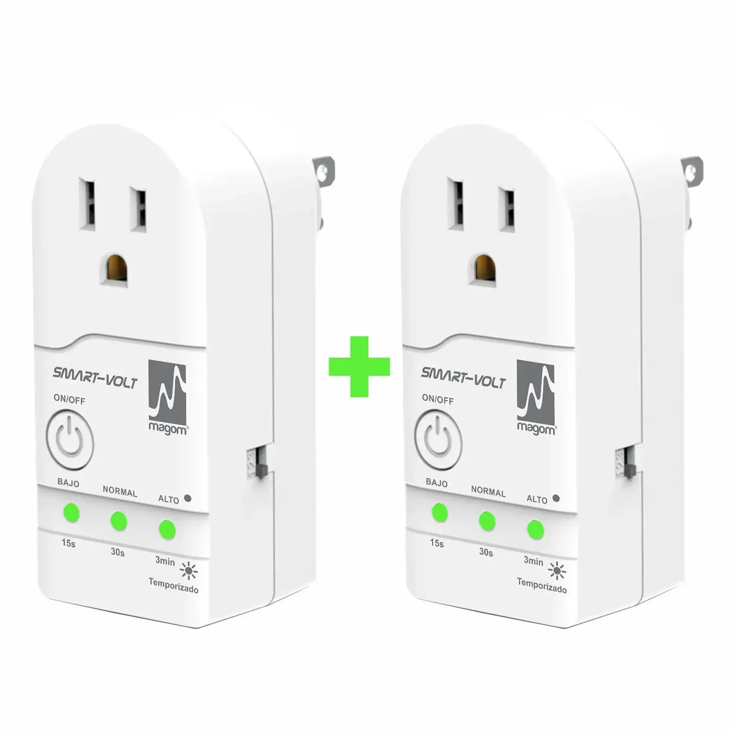 Kit Magom X 2 Protectores Voltaje Smartvolt Multipropósito