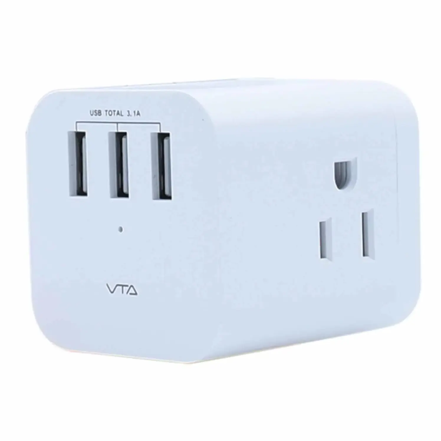 Multitoma Vta Clavija 3 Salidas Polo 15 W Más 3 Puertos