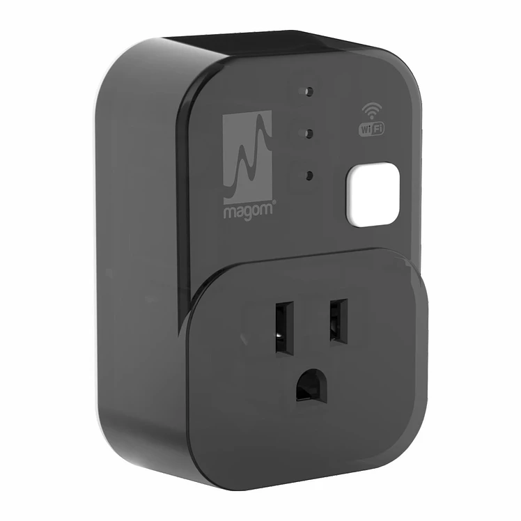 Protector De Voltaje Magom Wifi Medidor De Energía