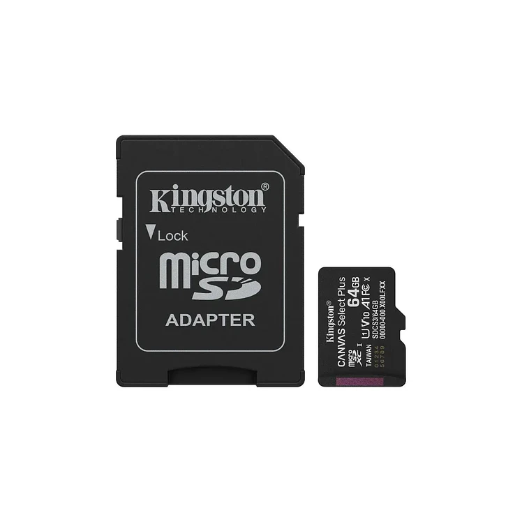 Memoria Micro Sd Kingston Canvas Select 64 GB Clase 10