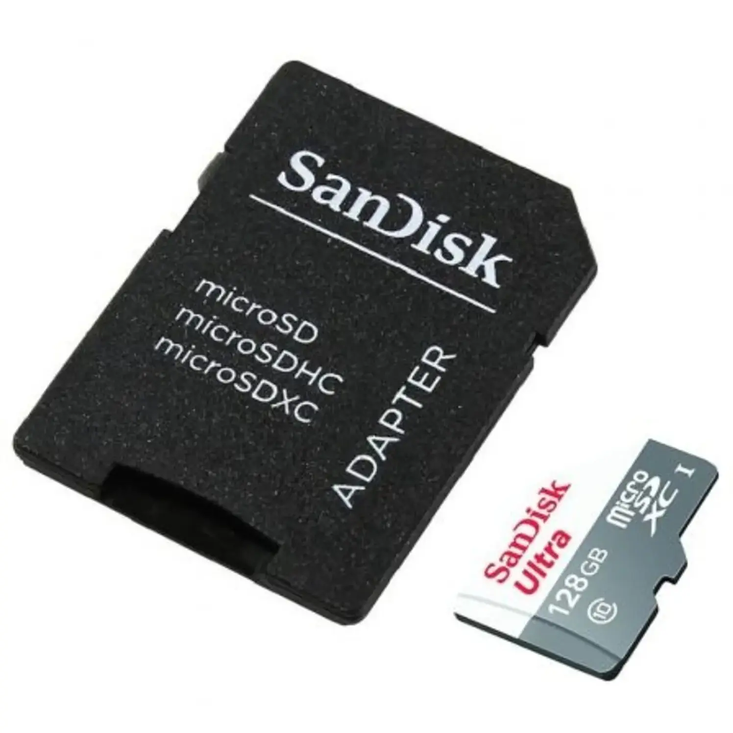 Memoria Micro Sd Sandisk 128 GB Más Adaptador Clase 10