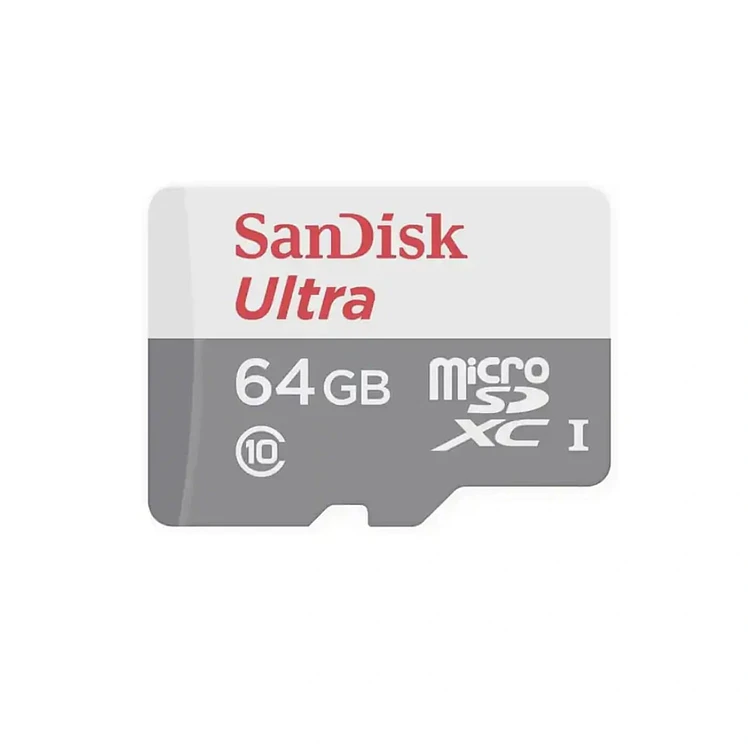 Memoria Micro Sd Sandisk 64 GB Más Adaptador Clase 10