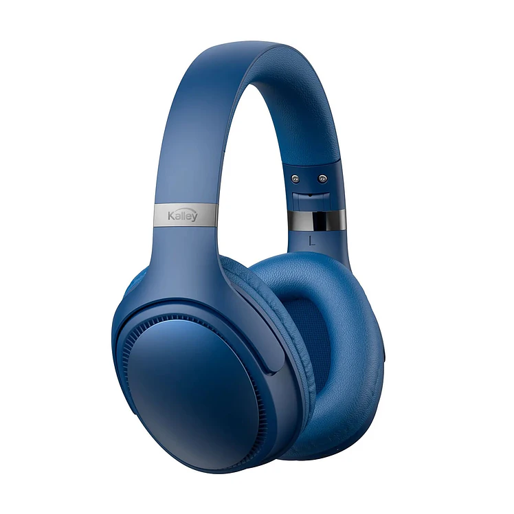 Audífonos Diadema Kalley Inalámbricos Bluetooth On Ear Azul
