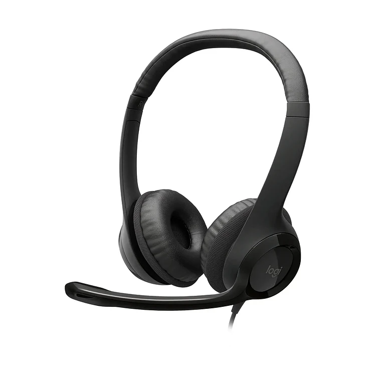 Audífonos Diadema Logitech H390 Usbc, Tipo C Negro