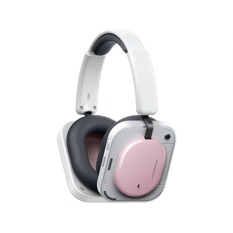 Audífonos Diadema Nothing Headphone A Ruido Blanco Rosado