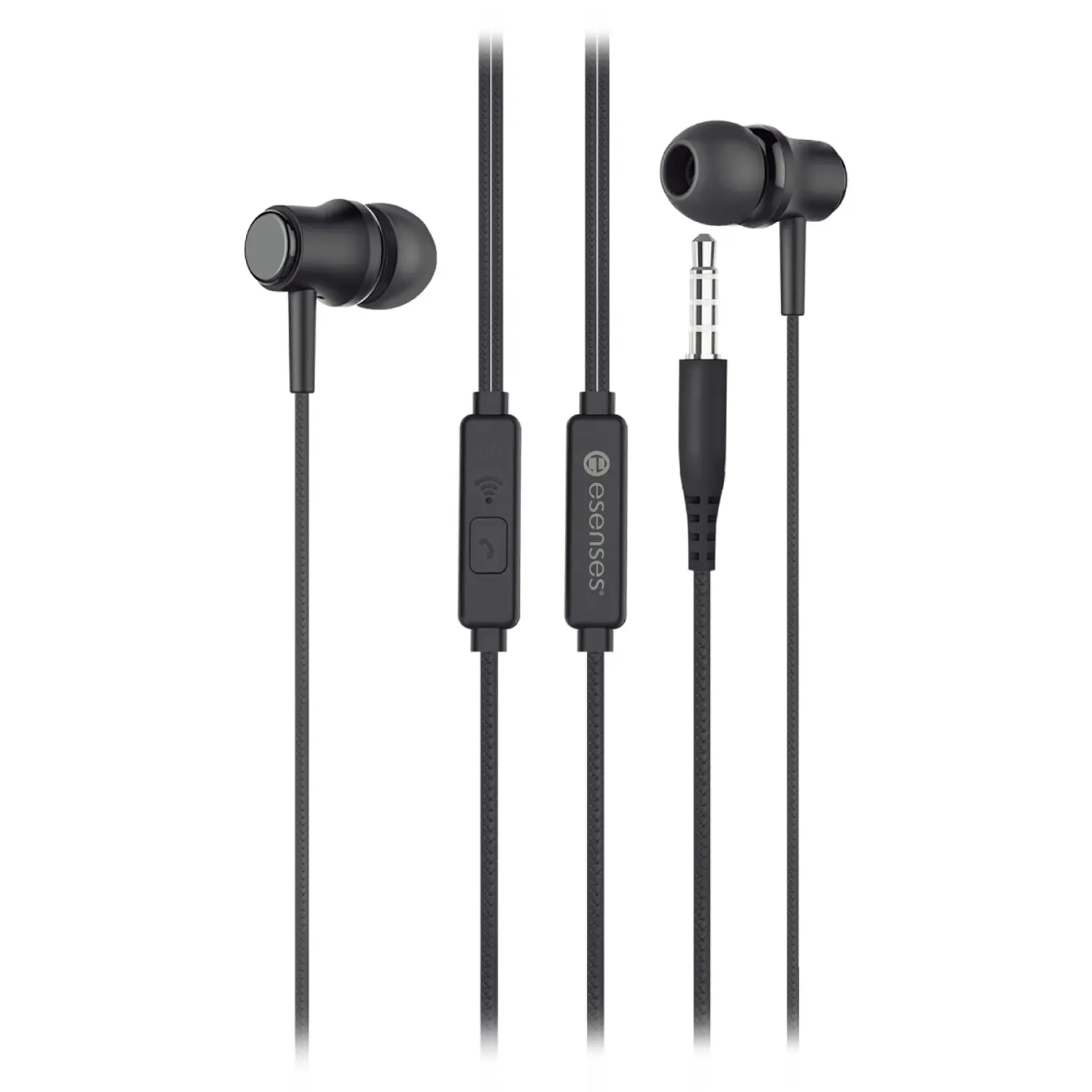 Audífonos Esenses Manos Libres Plug 3.5 Negro