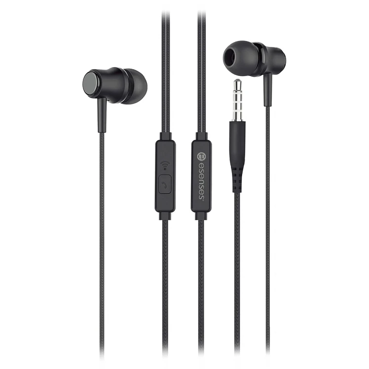 Audífonos Esenses Manos Libres Plug 3.5 Negro