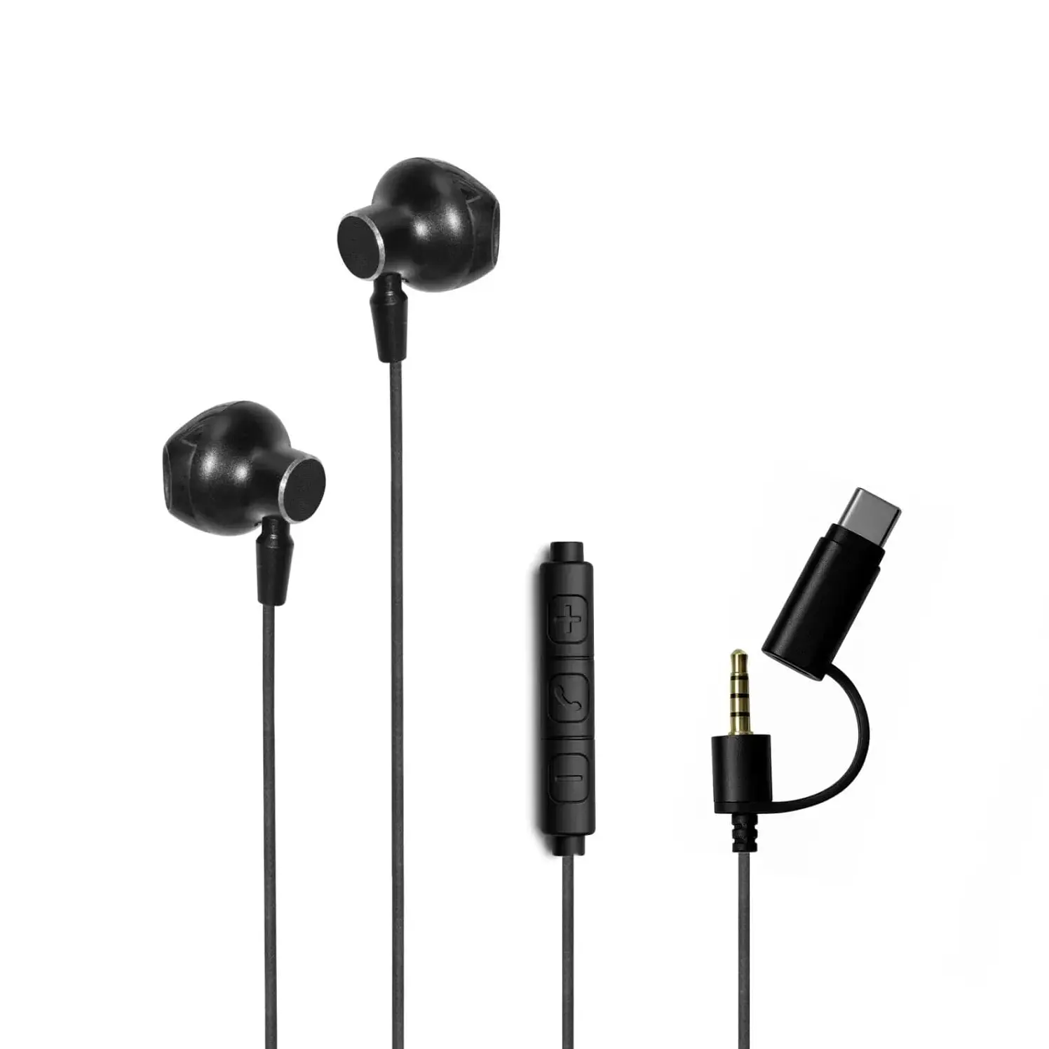 Audífonos Esenses Manos Libres Más Conector 3.5 Negro