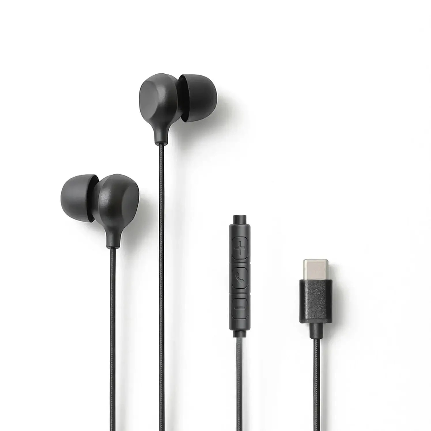 Audífonos Esenses Alámbricos In Ear Manos Libres Negro
