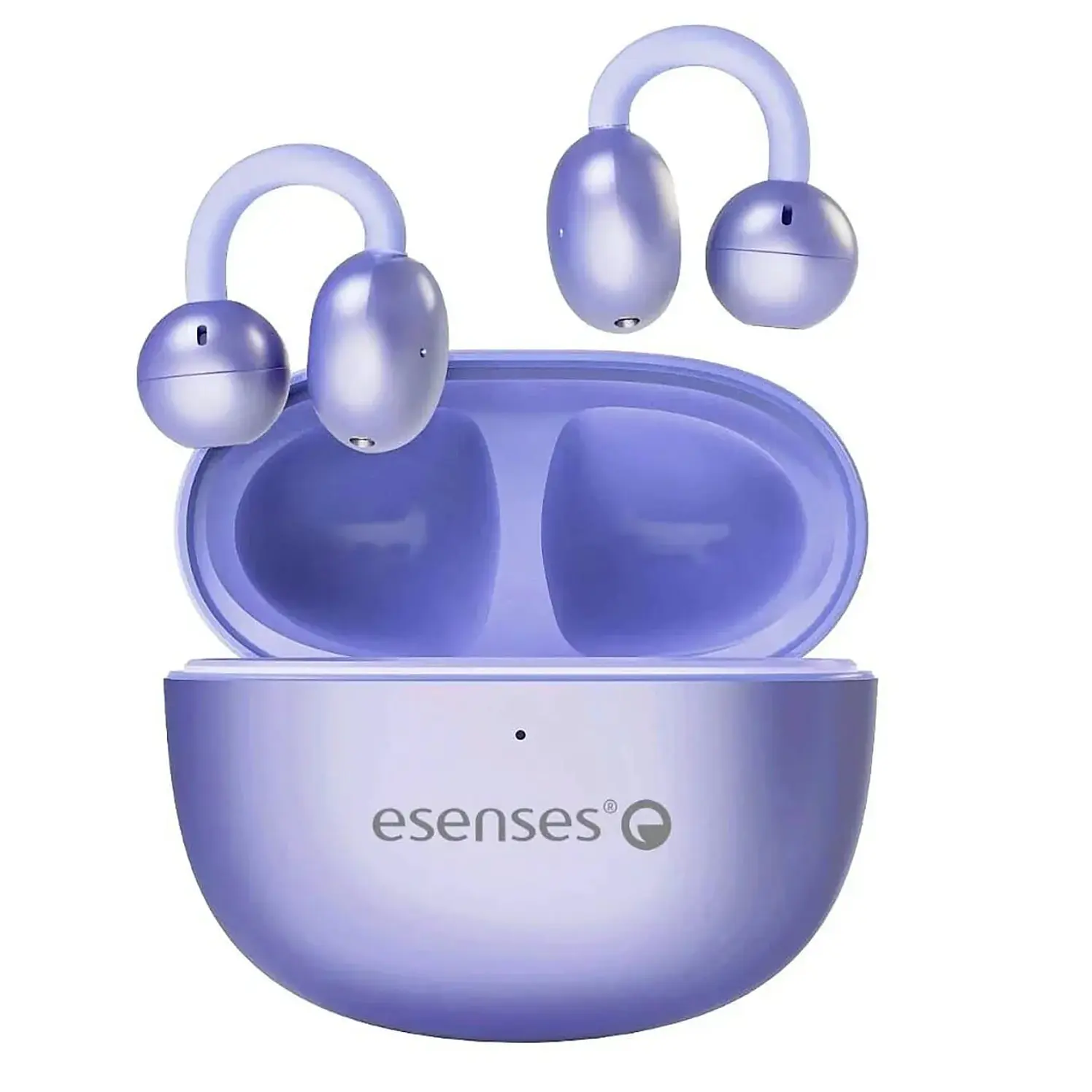 Audífonos Esenses Deportivos Open Ear Abierta Tws Morado