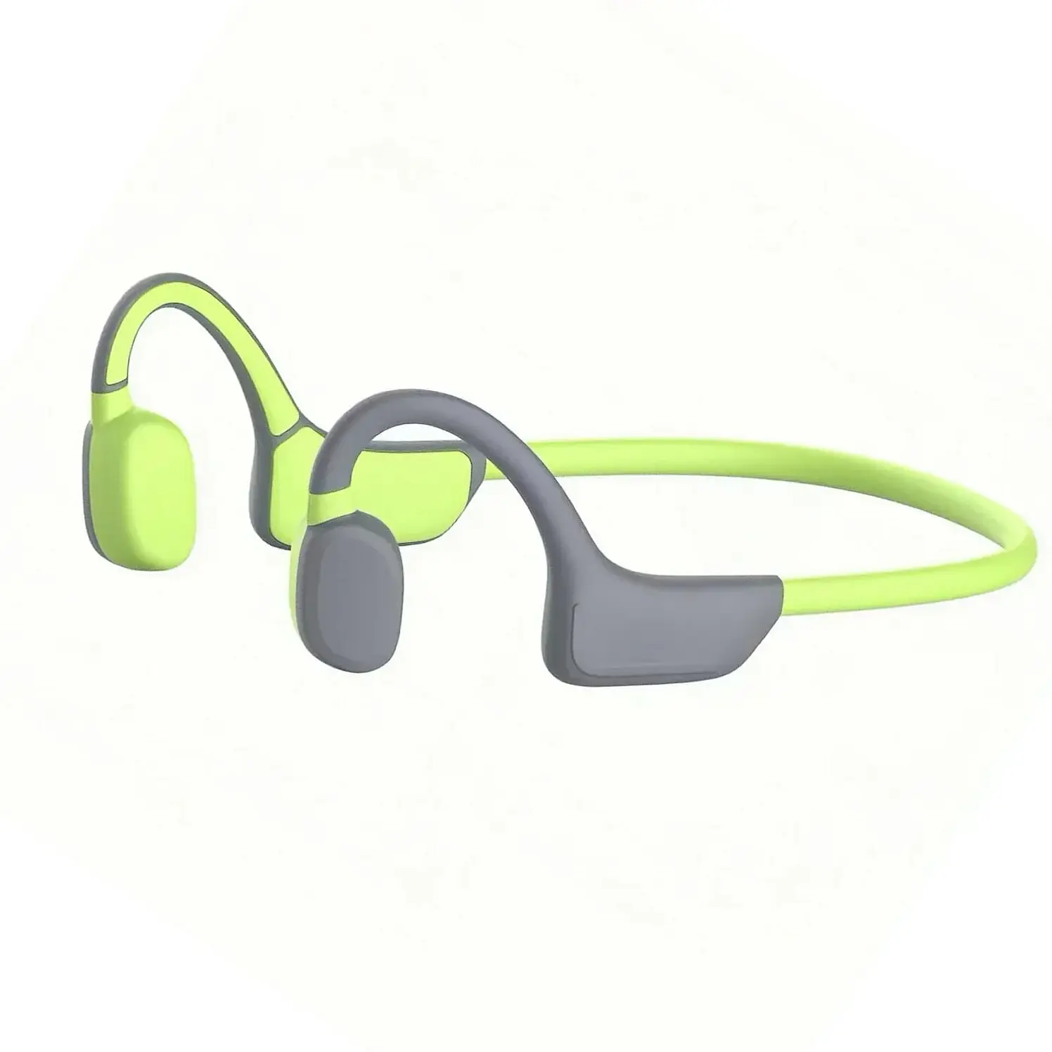 Audífonos Esenses Deportivos Open Ear Abierta Verde Gris