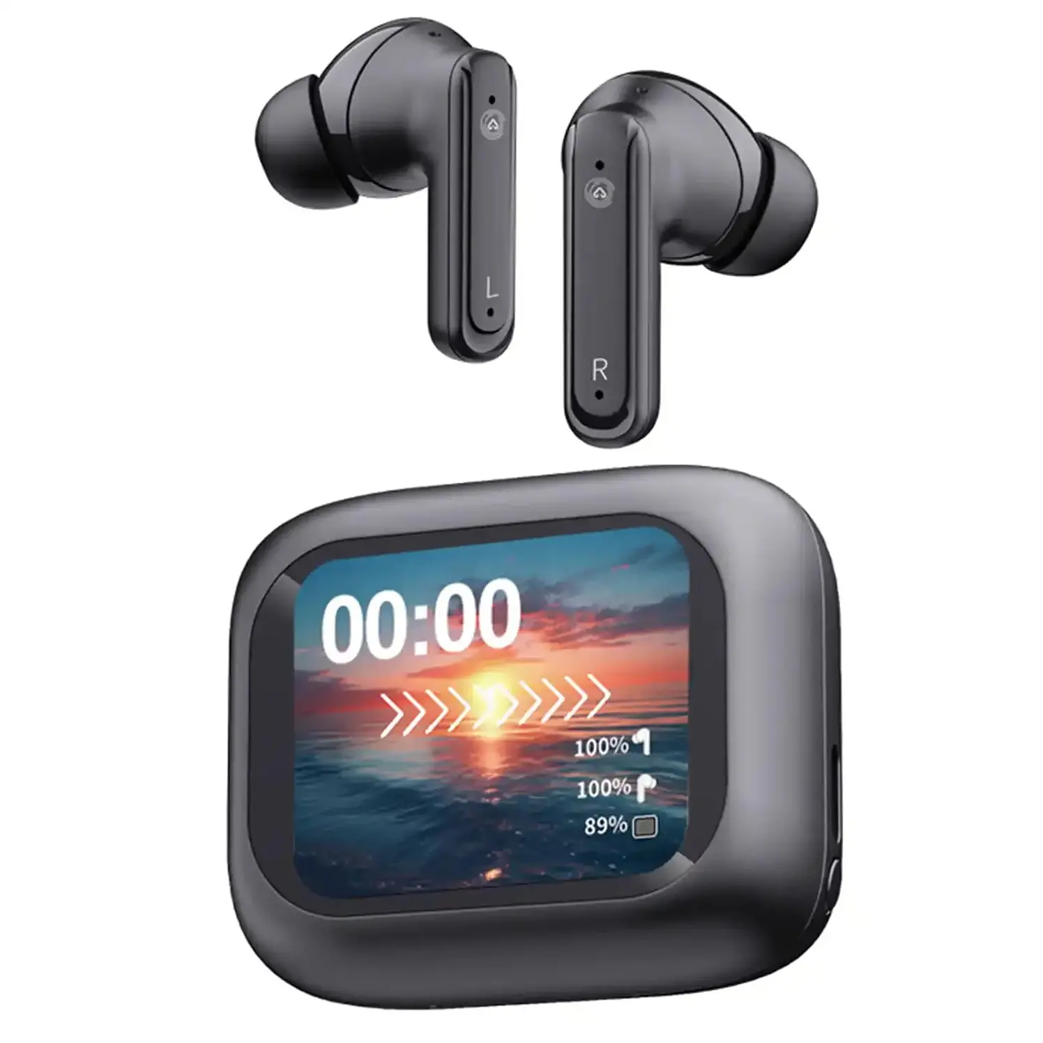 Audífonos Multitech Inalámbricos Bluetooth In Ear, Negro