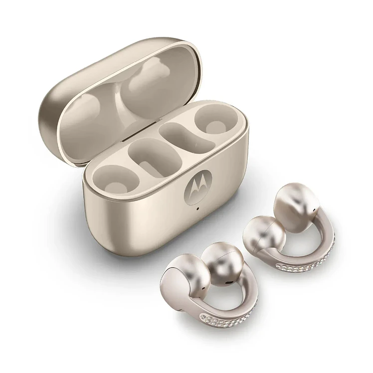 Audífonos Motorola Open Ear Buds Loop Dorado Swarovski