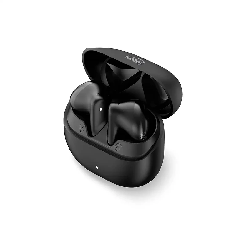 Audífonos Kalley Inalámbricos Bluetooth In Ear Negros
