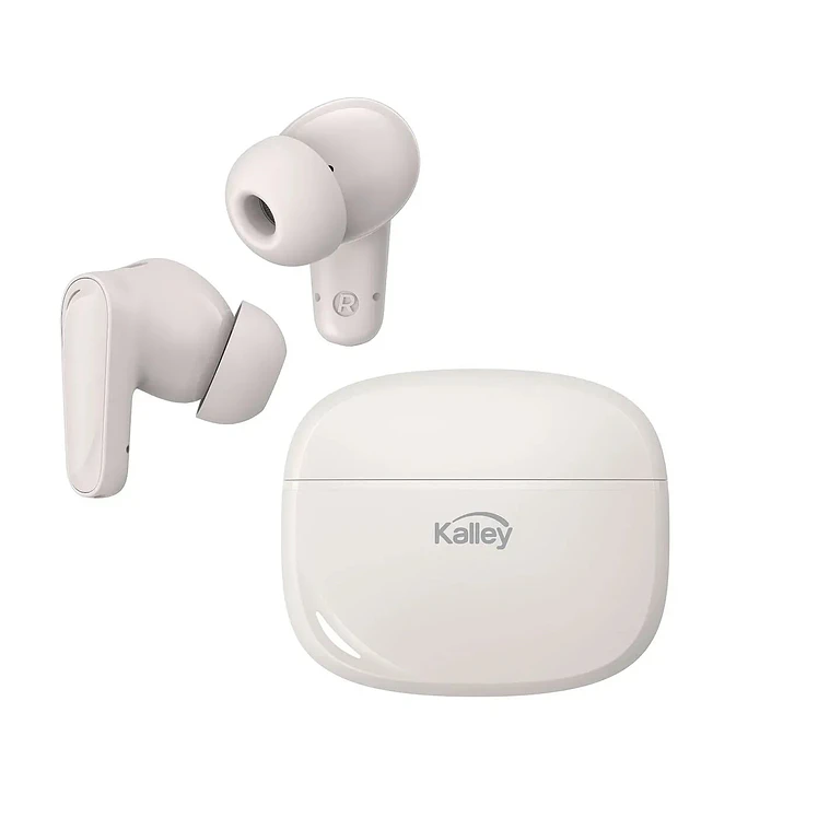 Audífonos Kalley Inalámbricos Bluetooth In Ear Tws Anc Gris