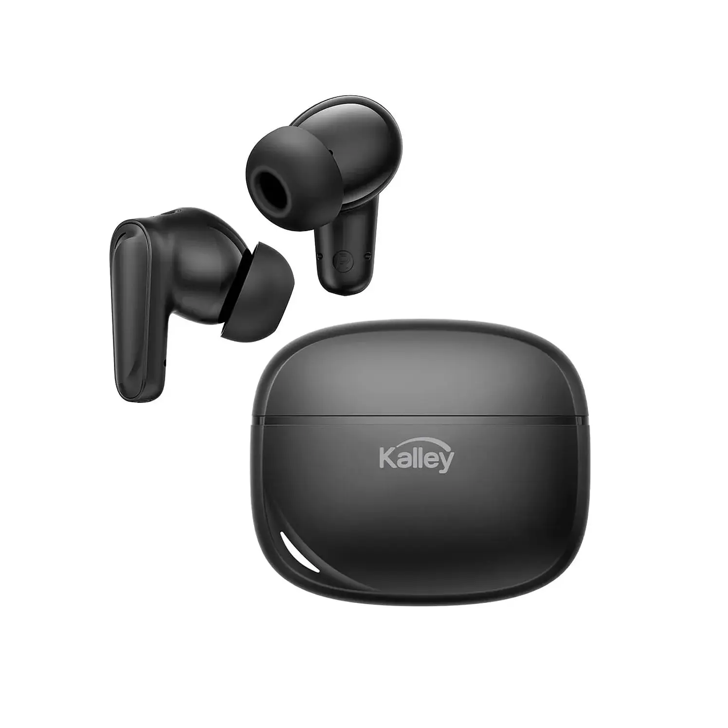 Audífonos Kalley Inalámbricos Bluetooth In Ear Tws Anc Negro