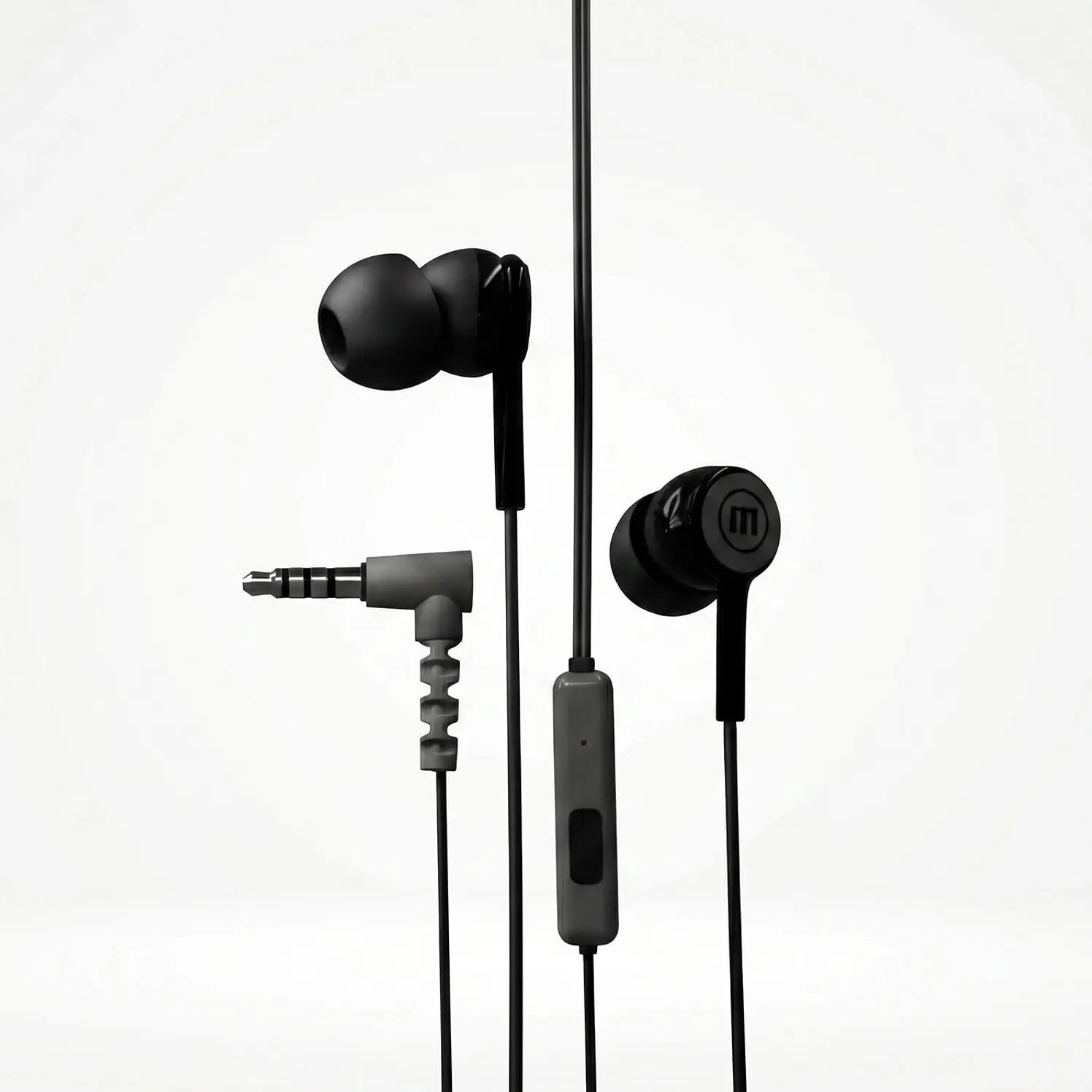 Audífonos Maxell Alámbrico In Ear Tips Negro