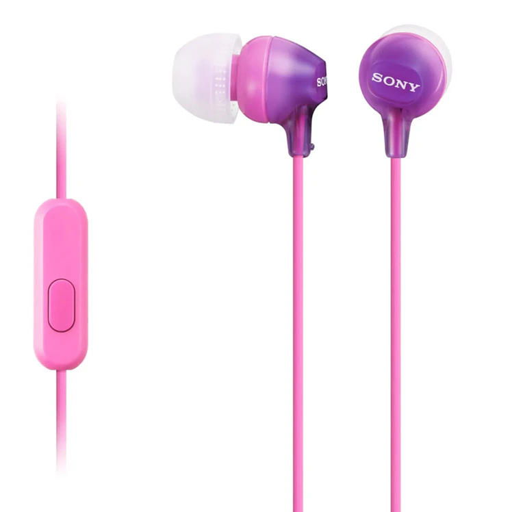 Audífonos Sony Alámbricos In Ear Manos Libres Violeta
