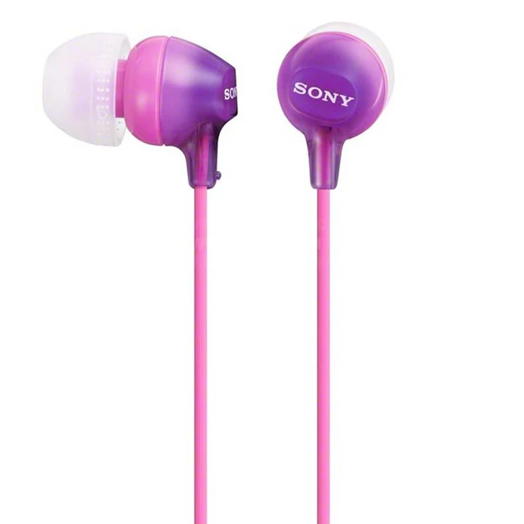 Audífonos Sony Alámbricos In Ear Violeta