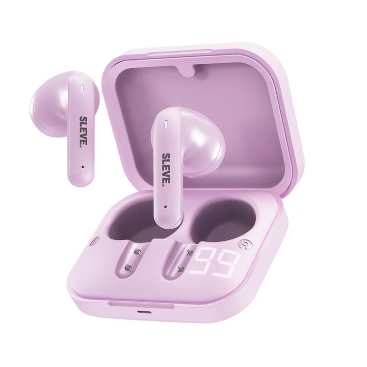 Audífonos Sleve Inalámbricos Bluetooth In Ear Purex Morado