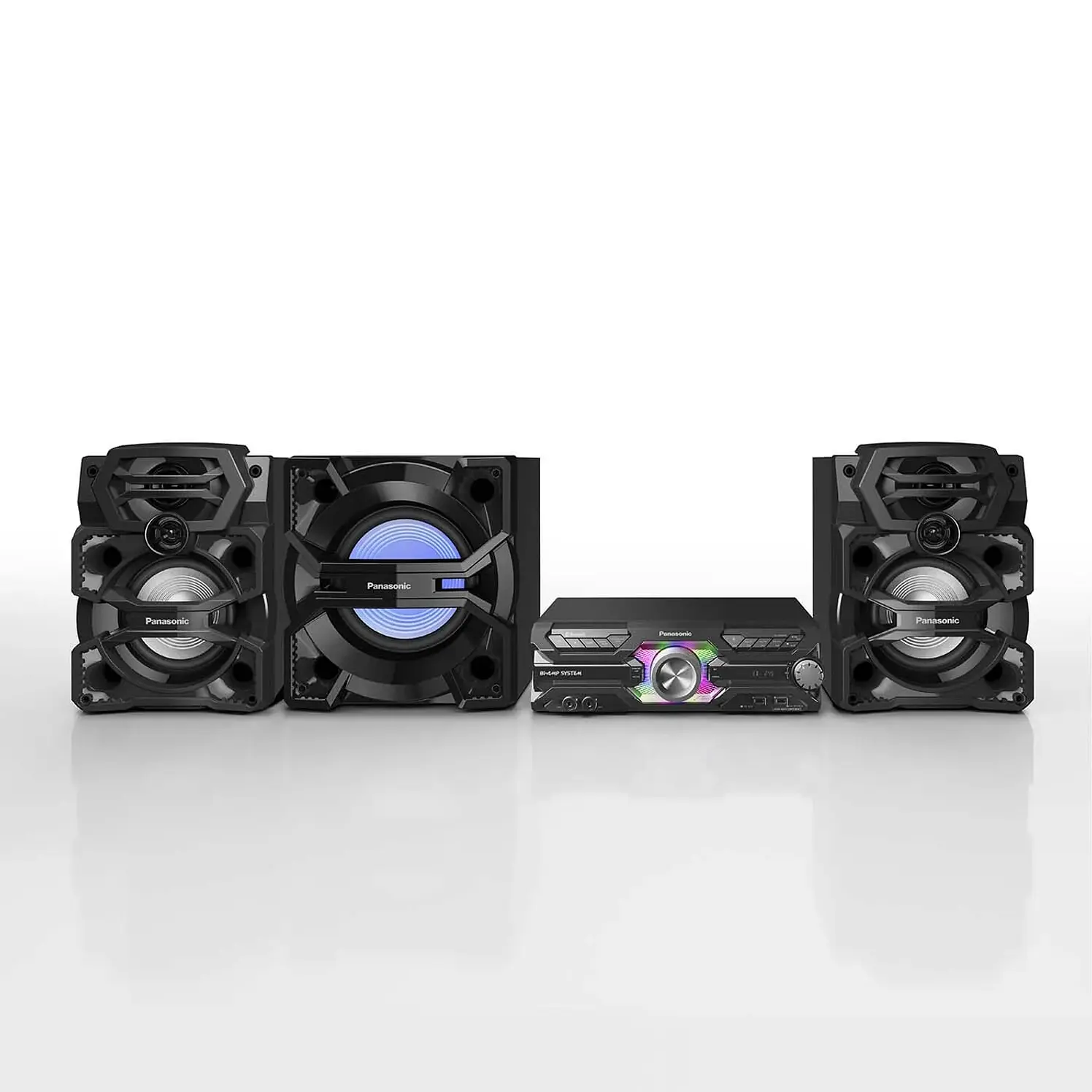Minicomponente Panasonic 2200 Watts Negro Equipo De Sonido