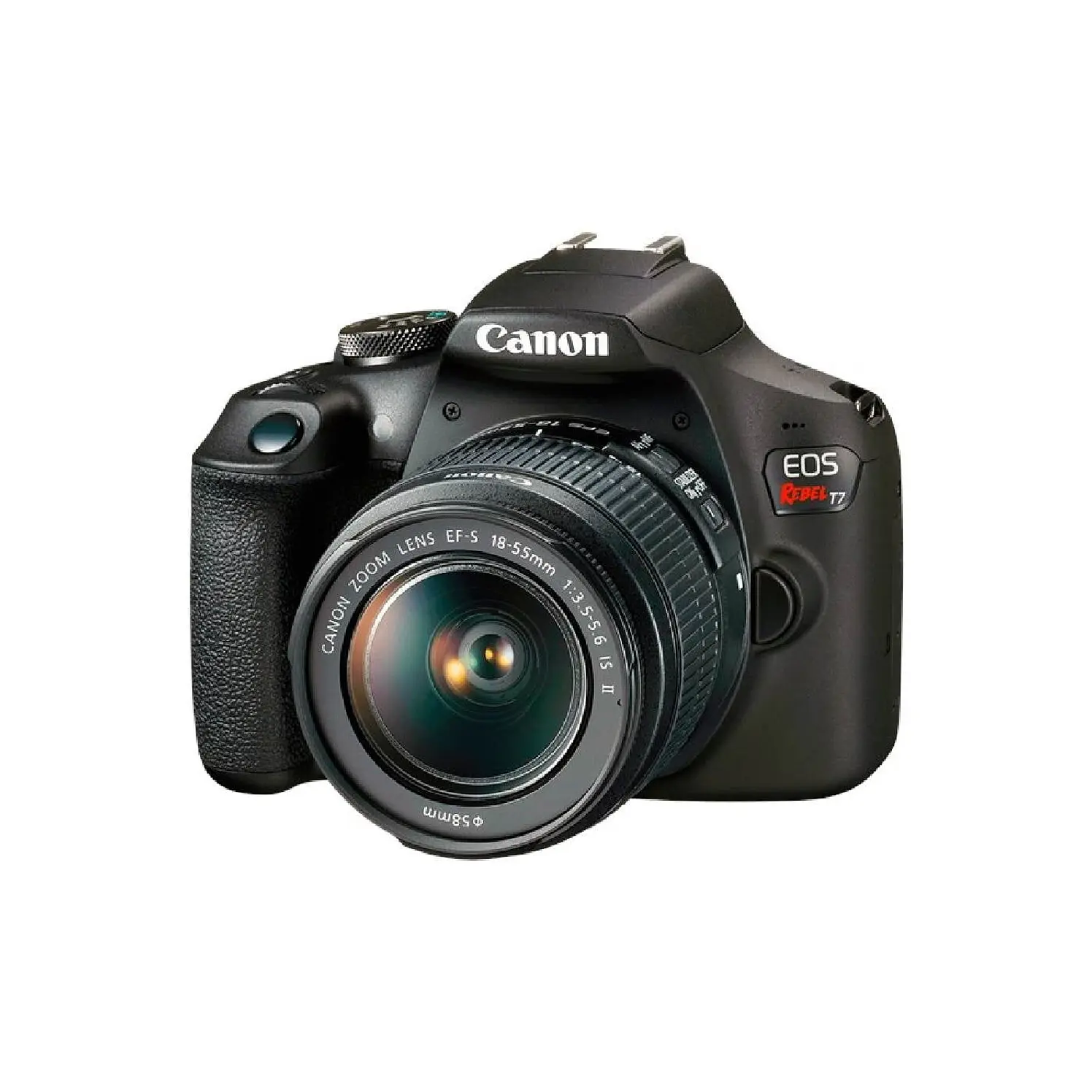 Cámara Fotográfica Canon Eos T7 Negro Más Lente