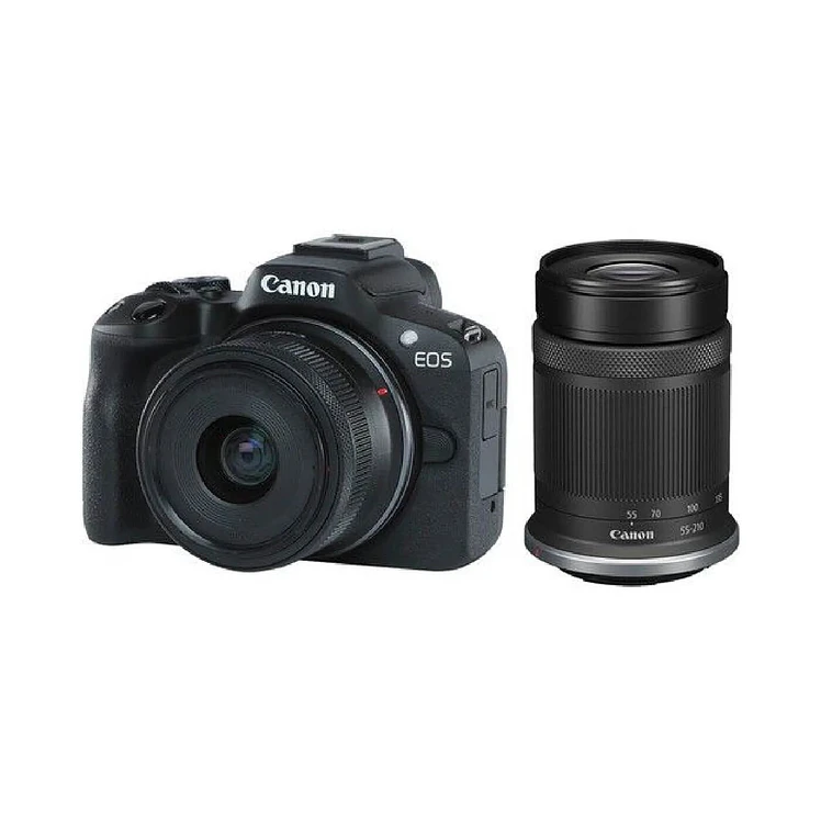 Cámara Fotográfica Canon R50 Negro Más Lente Y Lente
