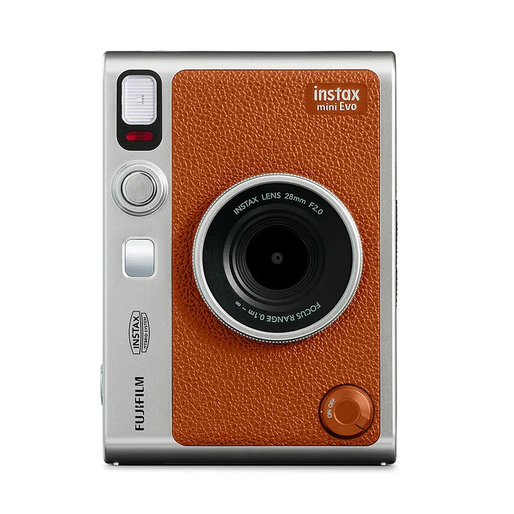 Cámara Fujifilm Fotográfica Instax Mini Evo Café
