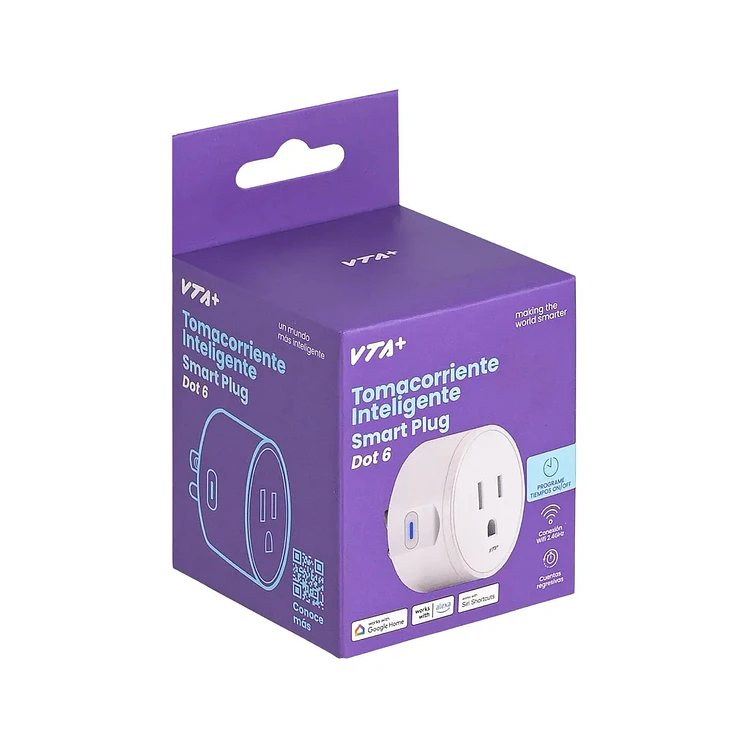 Tomacorriente Inteligente Vtamás Dot 6 1875 W 15A