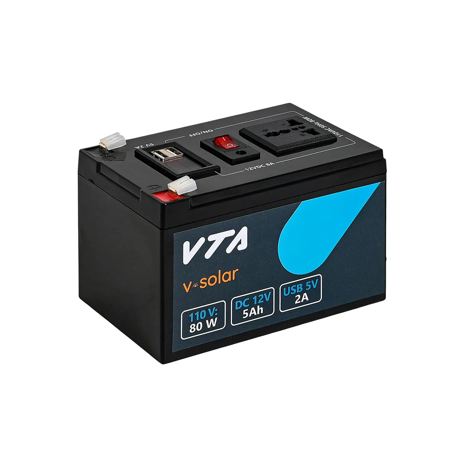 Generador Vta De Energía Portátil Solar 80 W